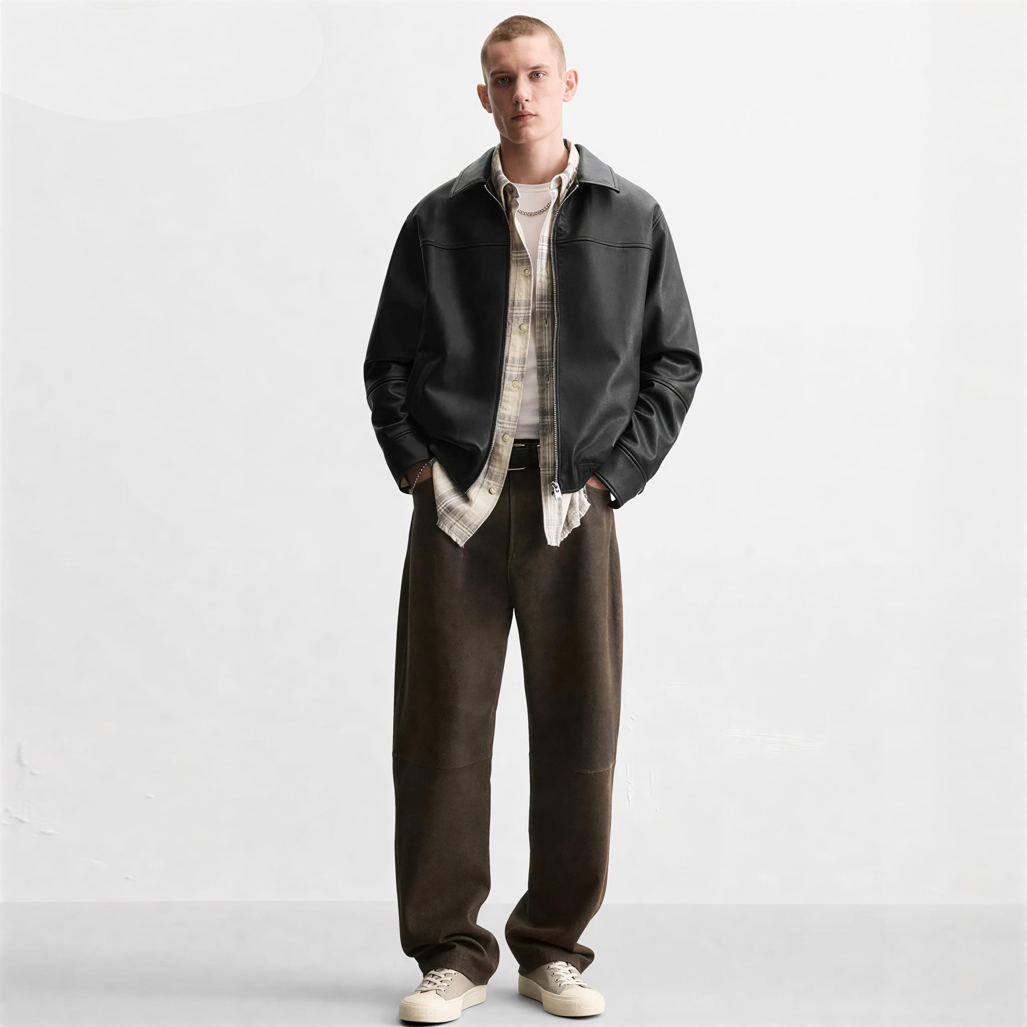 CLASSIC ZIP LEATHER JACKET – Premium Menswear by VTRLS