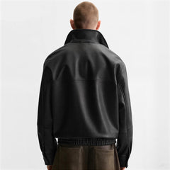 CLASSIC ZIP LEATHER JACKET – Premium Menswear by VTRLS