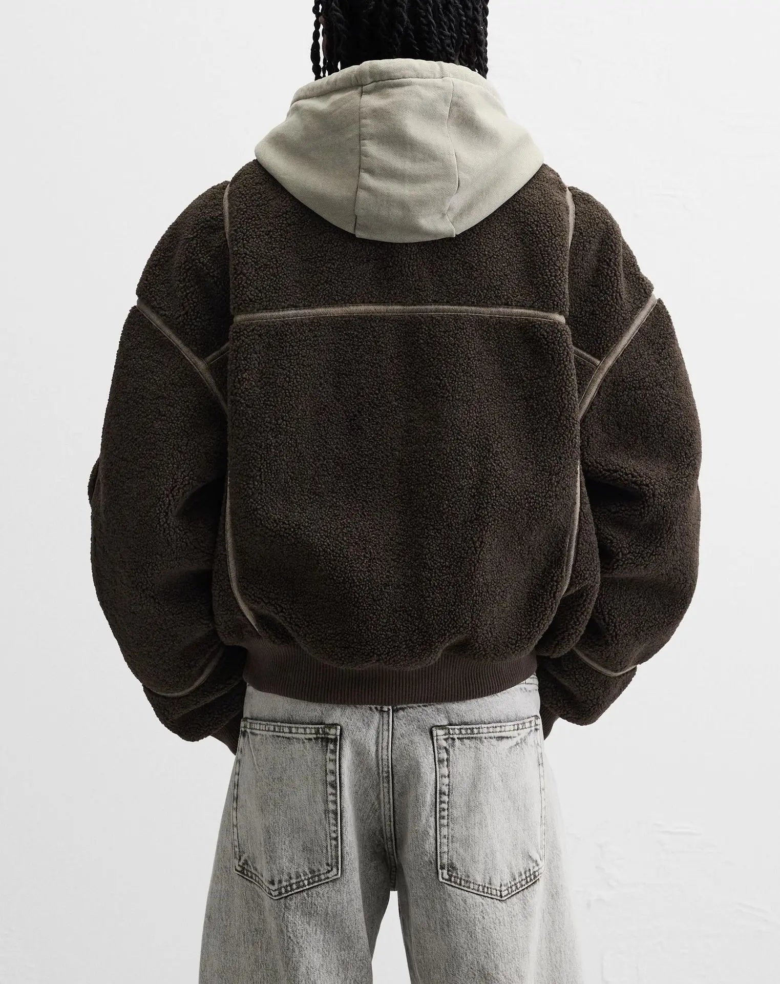 CONTRASTING FLEECE JACKET – Premium Menswear by VTRLS