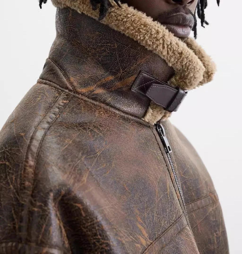 ELEGANT LEATHER JACKET – Premium Menswear by VTRLS