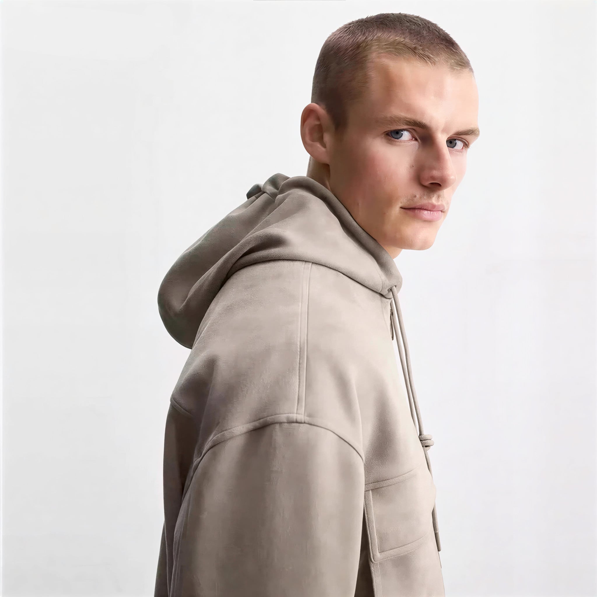 SUEDE HOODED JACKET – Premium Menswear by VTRLS