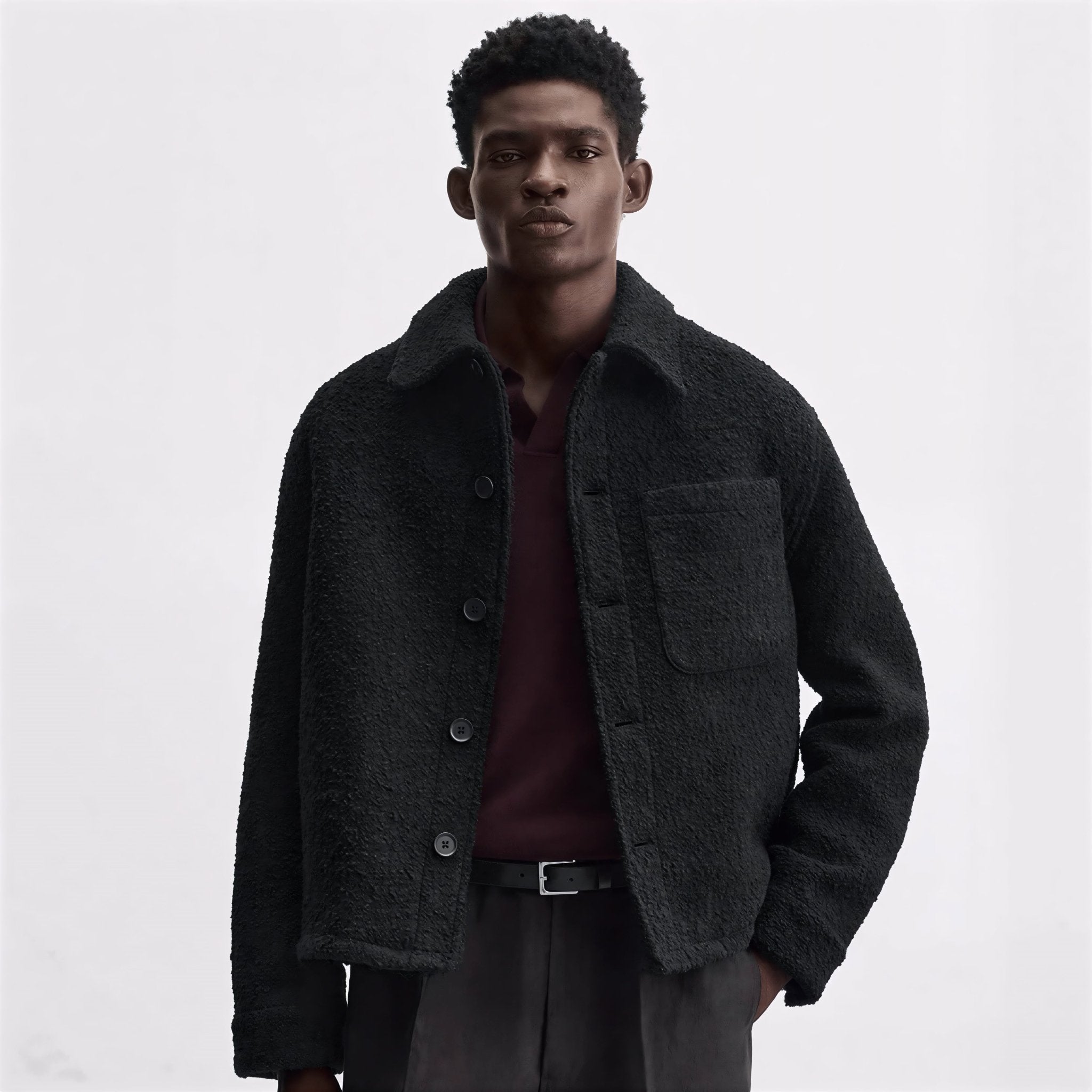 TEXTURED WOOL JACKET – Premium Menswear by VTRLS