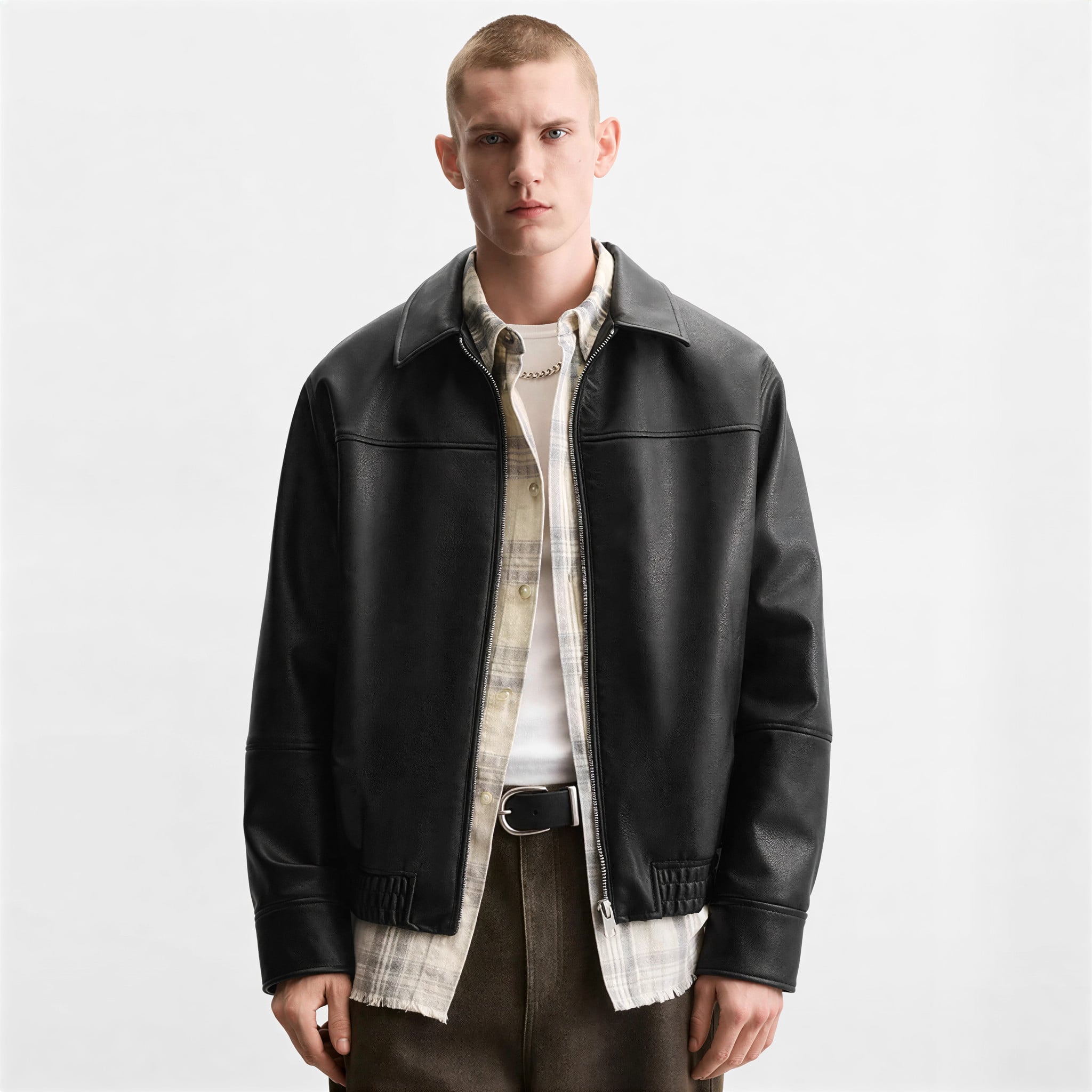 CLASSIC ZIP LEATHER JACKET – Premium Menswear by VTRLS