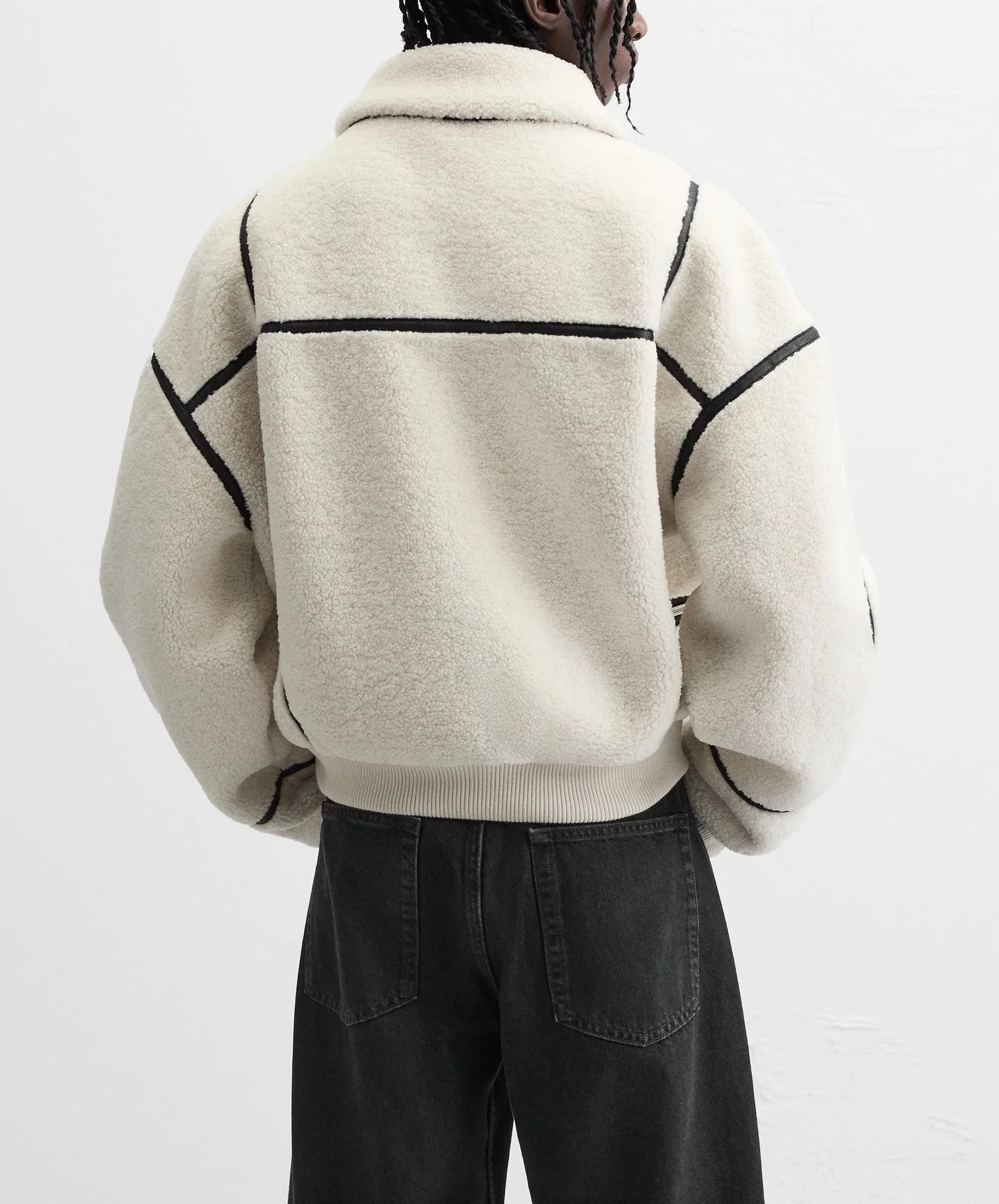 CONTRASTING FLEECE JACKET – Premium Menswear by VTRLS