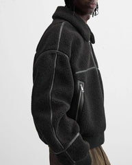 CONTRASTING FLEECE JACKET – Premium Menswear by VTRLS