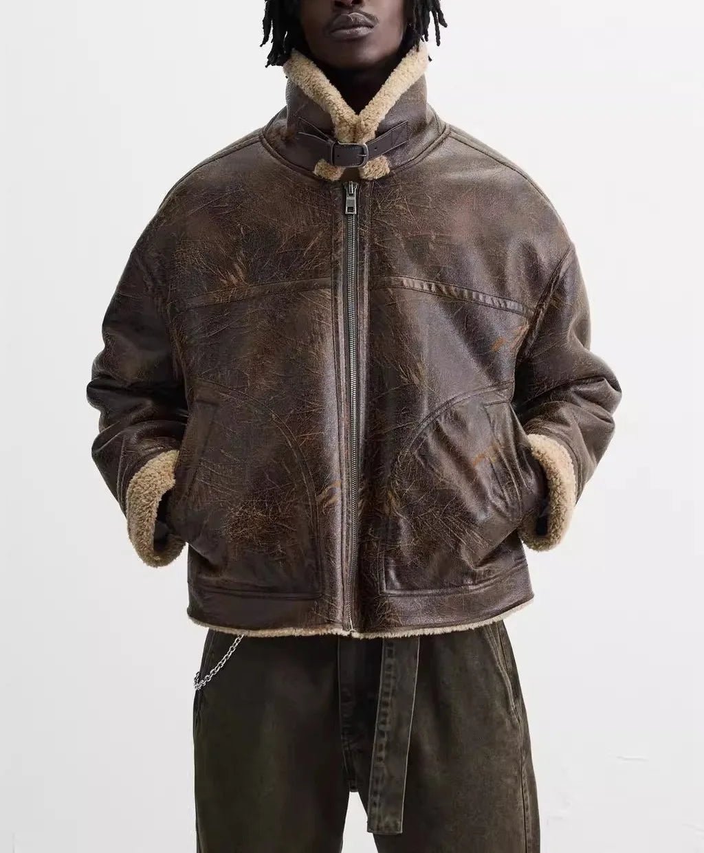 ELEGANT LEATHER JACKET – Premium Menswear by VTRLS