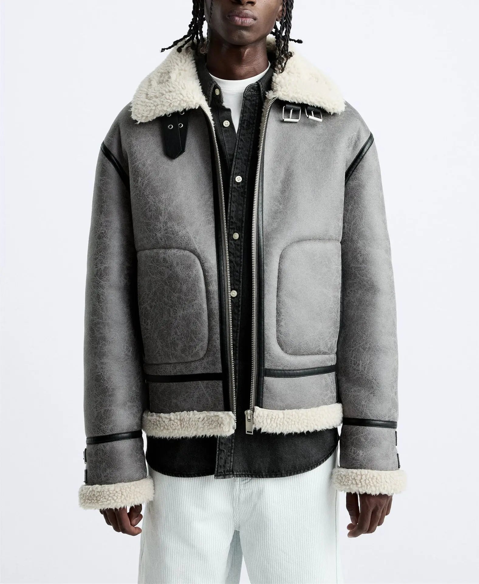 SUEDE LAMB FUR JACKET – Premium Menswear by VTRLS