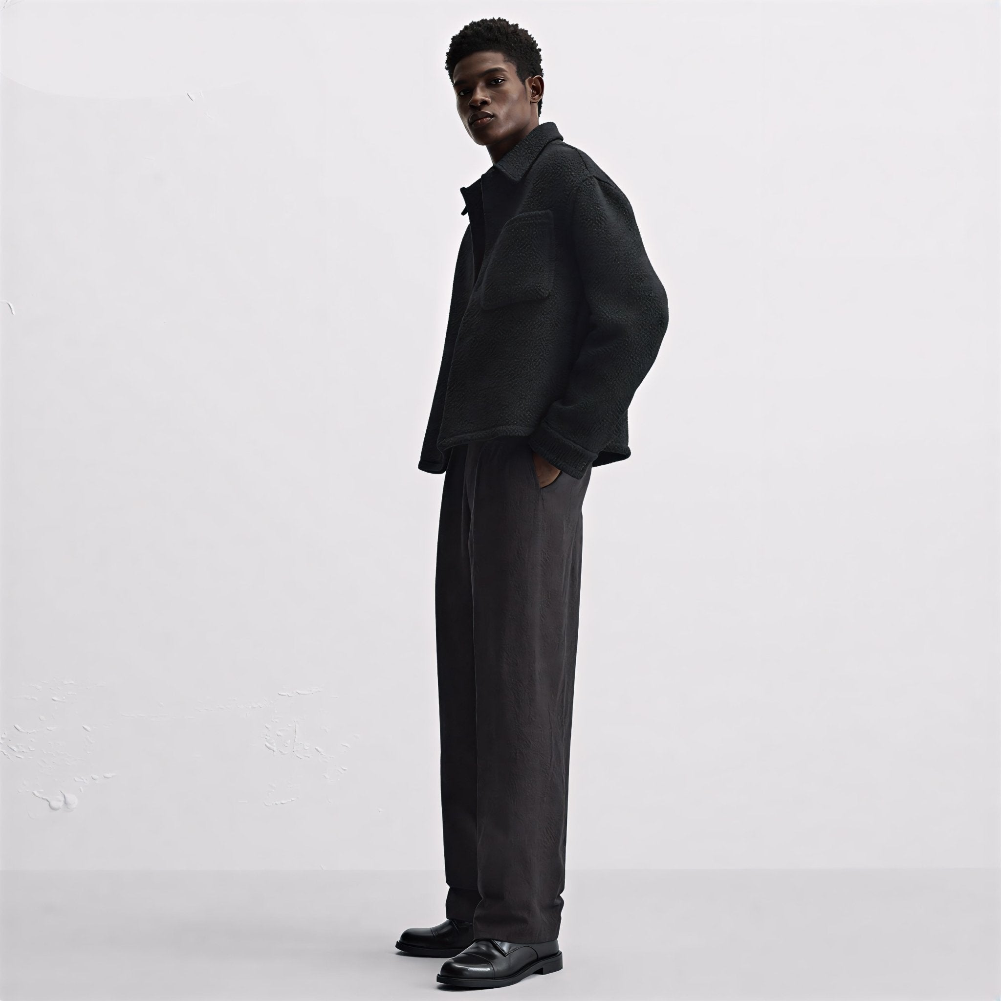 TEXTURED WOOL JACKET – Premium Menswear by VTRLS